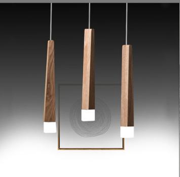 360Home Dezent minimalisierte LED-Pendelleuchte Holz design für das Esszimmer